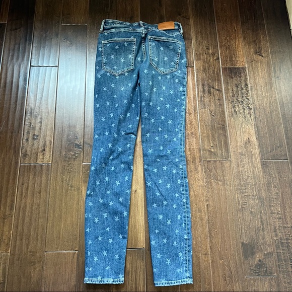 H&M star pattern high rise skinny jeans - Picture 4 of 5